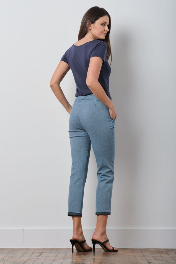 Avenue Montaigne LULU Striped Denim