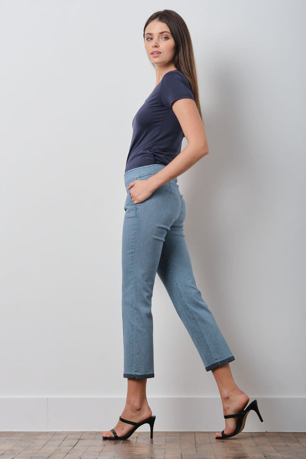 Avenue Montaigne LULU Striped Denim
