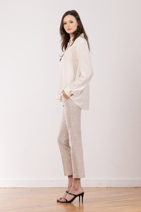 Avenue Montaigne LULU Wheat Plaid