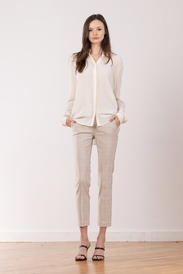 avenue montaigne LULU Wheat Plaid