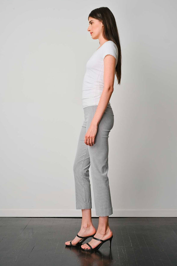 Avenue Montaigne OLIVER Seersucker Grey