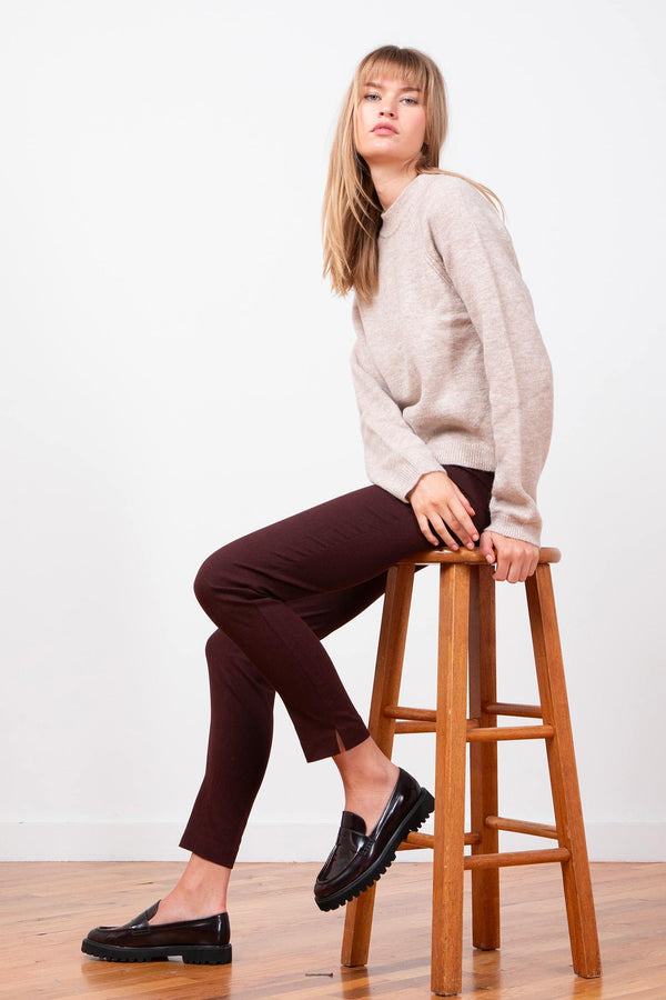 Avenue Montaigne PARS Flannel Burgundy