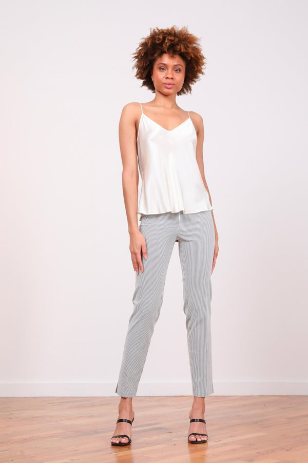 avenue montaigne PARS Seersucker Stripes Grey