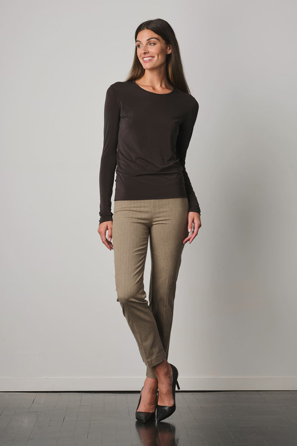 avenue montaigne PEGGY Chevron Beige