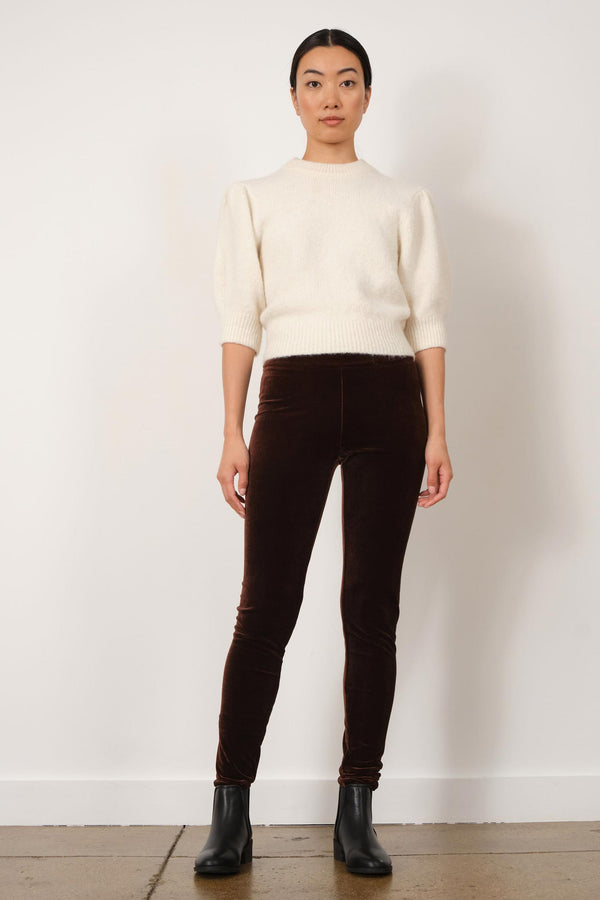 avenue montaigne PULL ON SKINNY Velvet Brown