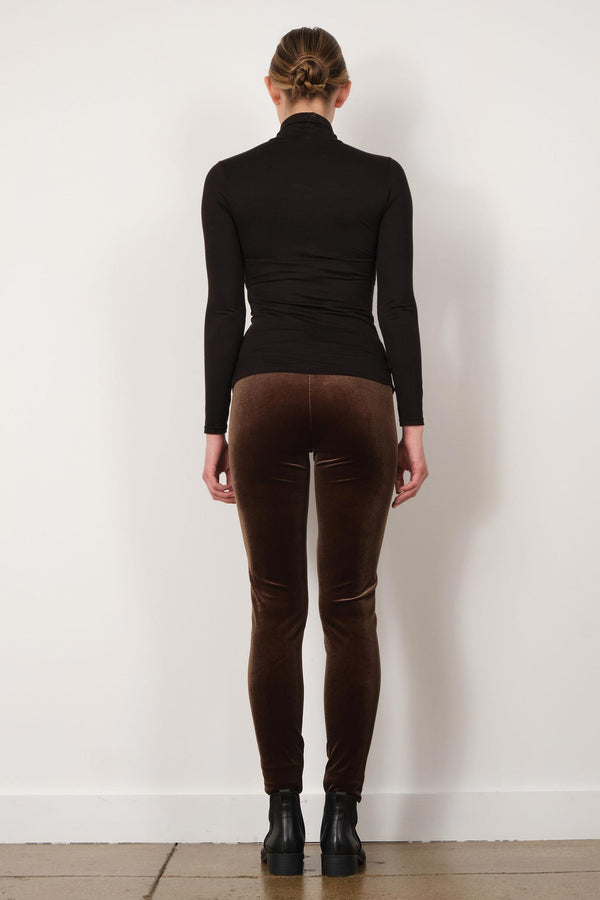 Avenue Montaigne PULL ON SKINNY Velvet Olive