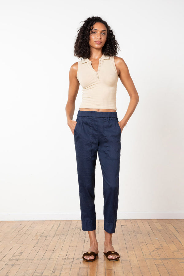 avenue montaigne TONIC Linen Navy