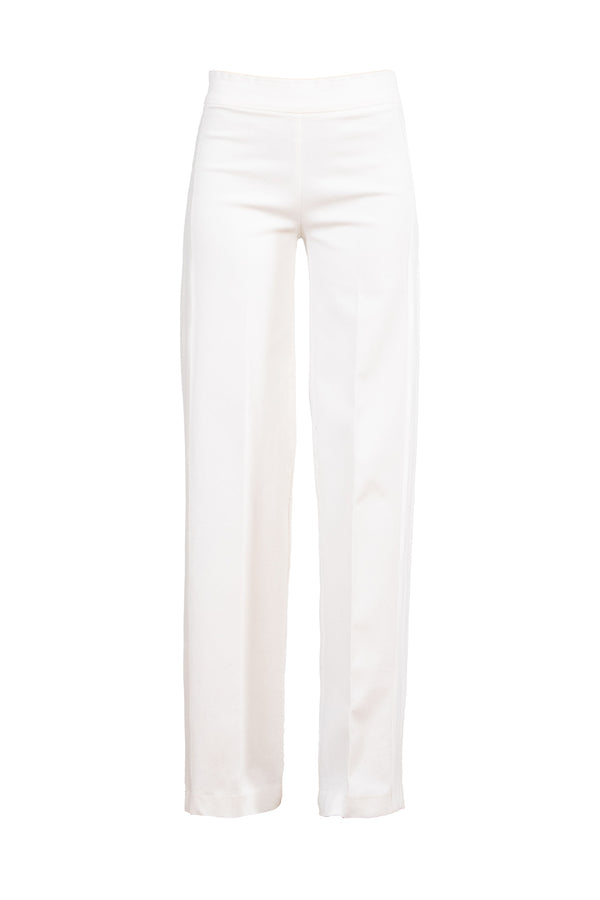 Avenue Montaigne FLAVIA Off-White Denim With Satin Band