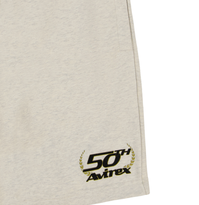 Avirex 50TH ANNIVERSARY SHORT OATMEAL HEATHER