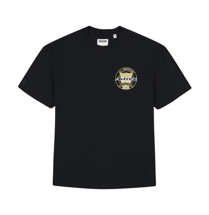 avirex 50TH ANNIVERSARY TEE BLACK