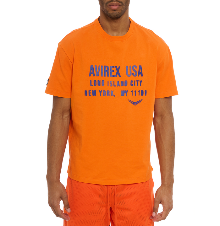 Avirex AVIATOR TEE ORANGE