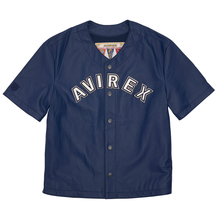 avirex GAME DAY NAPPA LEATHER JERSEY M