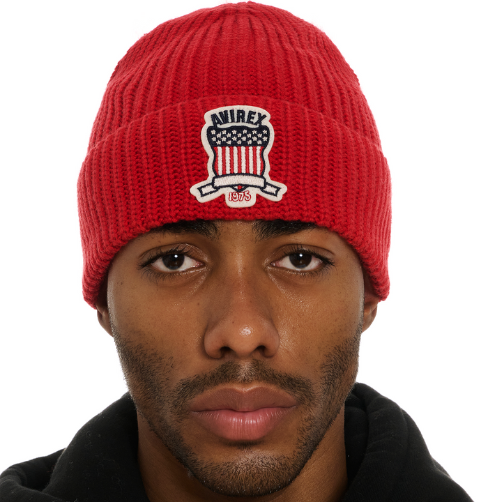 Avirex ICON BEANIE SALVAGE RED