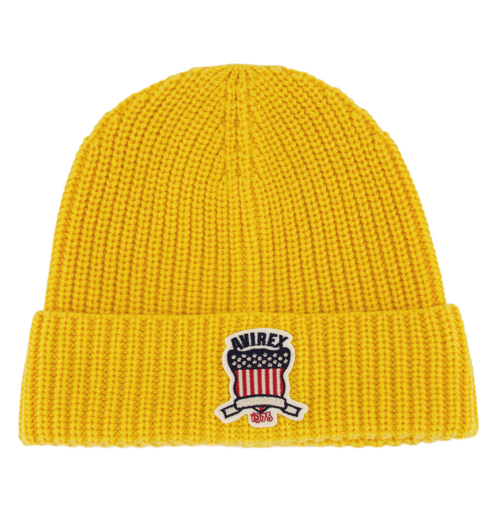 avirex ICON BEANIE YELLOW