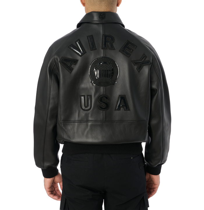 Avirex ICON JACKET TRIPLE BLACK