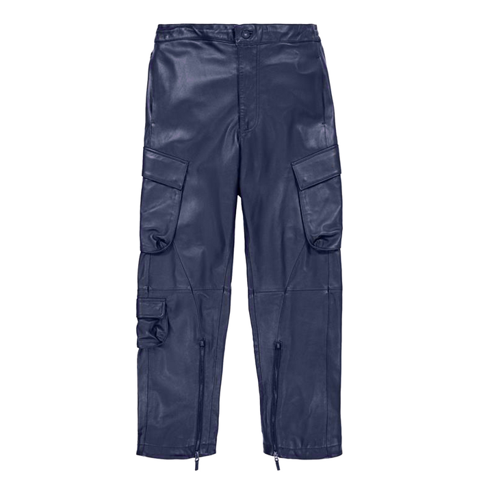 avirex LEATHER CARGO PANT L