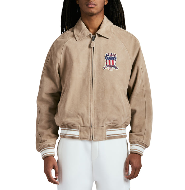 avirex LIMITED EDITION SUEDE ICON JACKET S