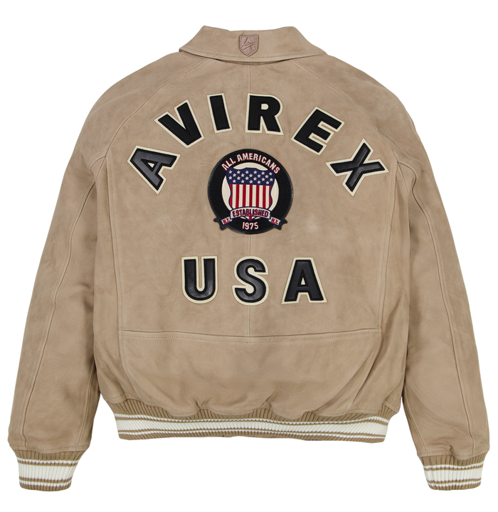 Avirex LIMITED EDITION SUEDE ICON JACKET S