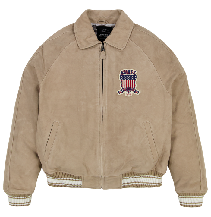 avirex LIMITED EDITION SUEDE ICON JACKET S