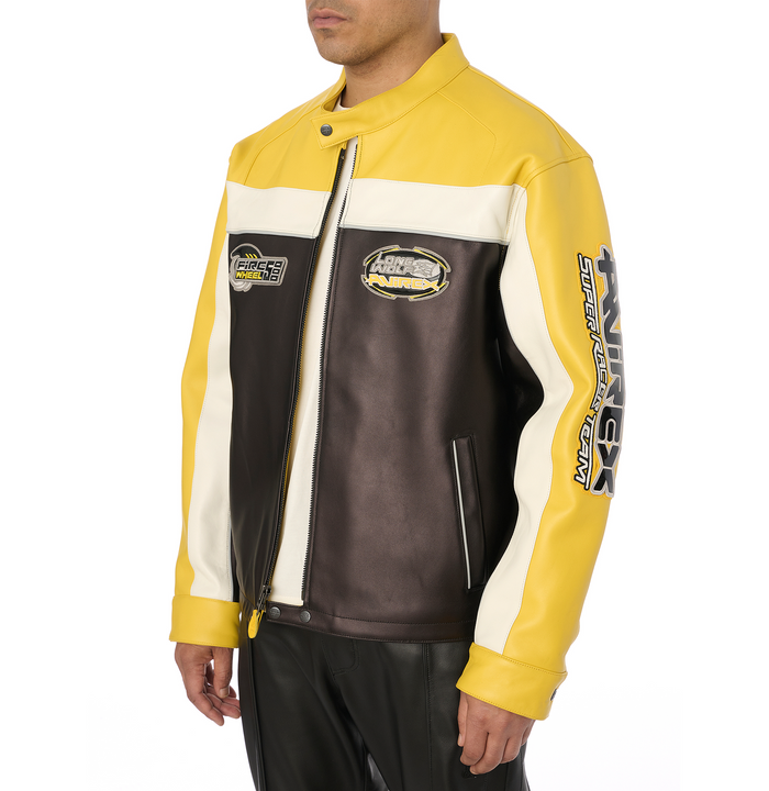 Avirex LONE WOLF RACER JACKET GOLD