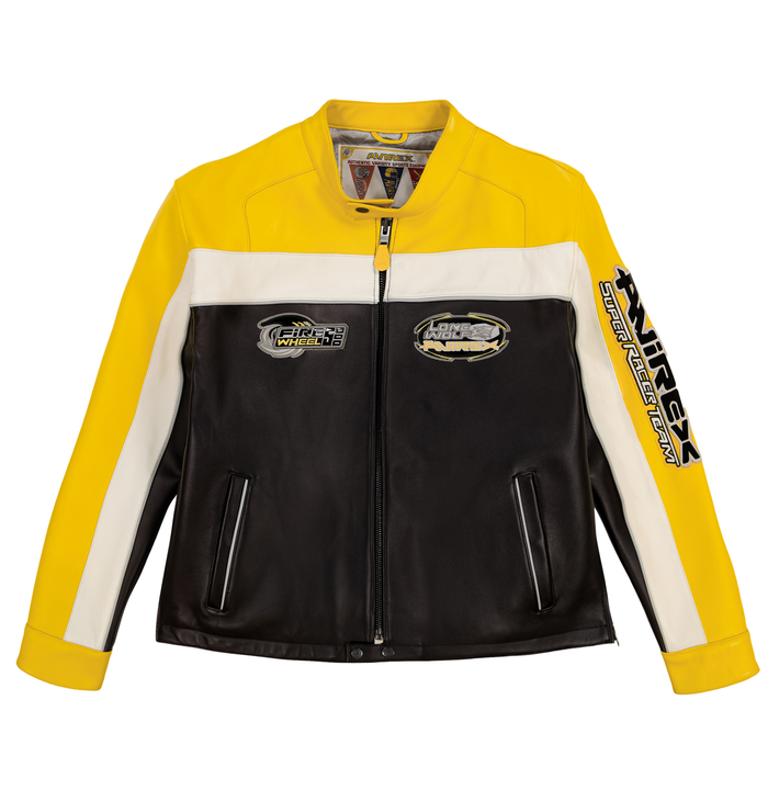 avirex LONE WOLF RACER JACKET GOLD