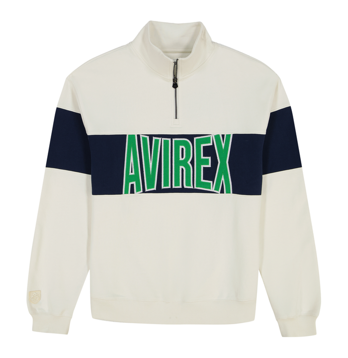 avirex MOCK NECK SWEATSHIRT S