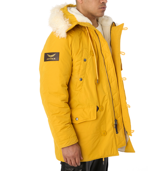 Avirex N-3B SNORKEL JACKET MUSTARD