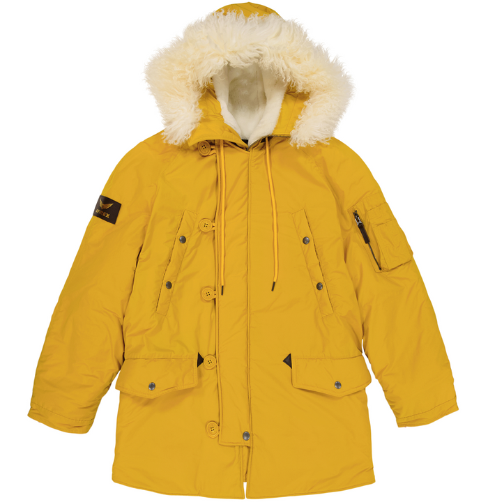 avirex N-3B SNORKEL JACKET MUSTARD