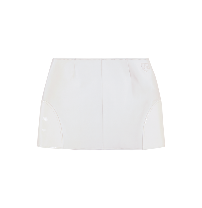 Avirex PATENT LEATHER MOTO SKIRT S