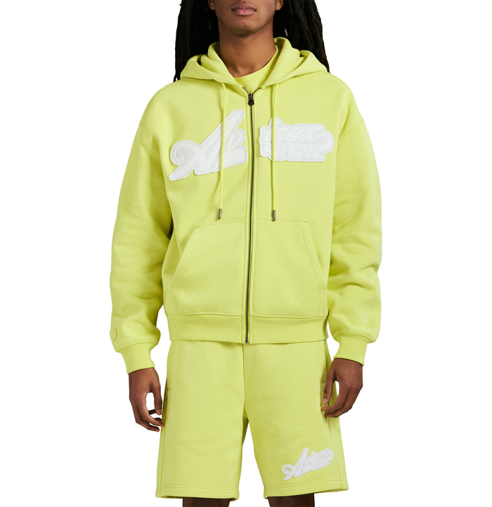 Avirex SCRIPT HOODIE LIMEADE