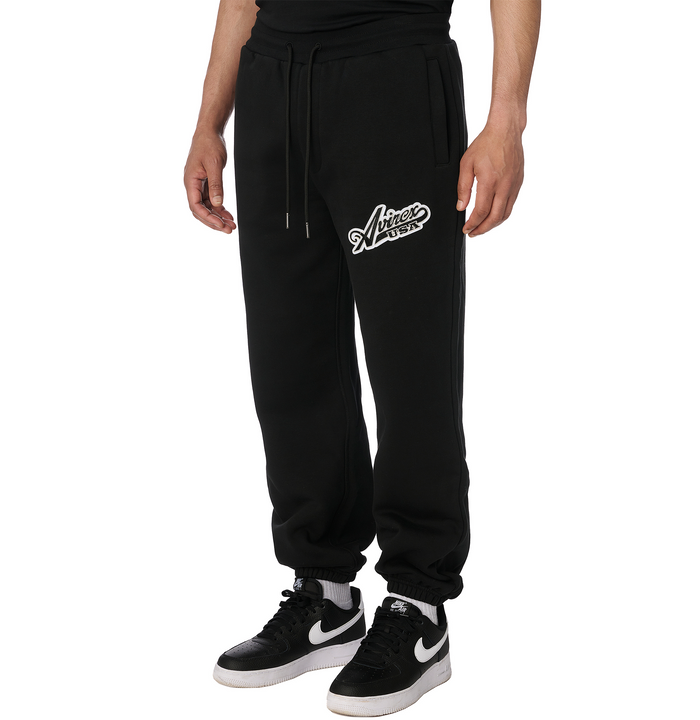 Avirex SCRIPT JOGGER BLACK
