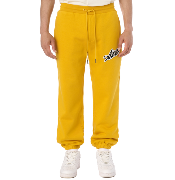 Avirex SCRIPT JOGGER MUSTARD