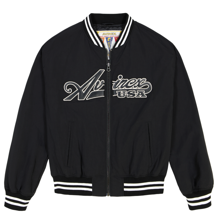 avirex SCRIPT NYLON JACKET S