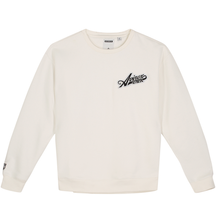avirex SCRIPT SWEATSHIRT S