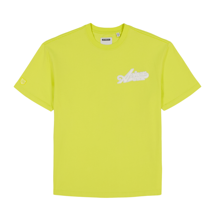 avirex SCRIPT TEE LIMEADE