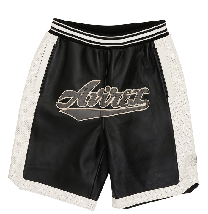 avirex SCRIPT USA VARSITY SHORT BLACK