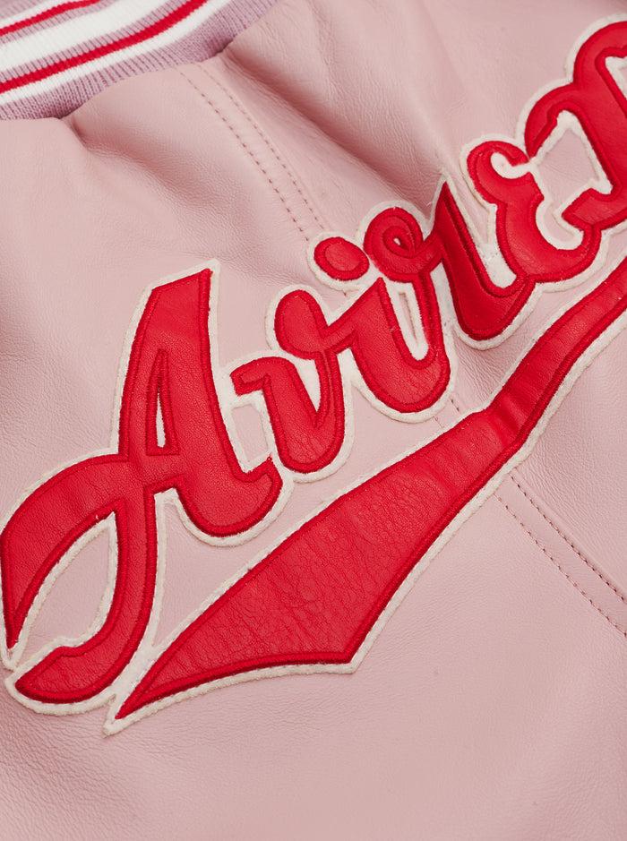 Avirex SCRIPT USA VARSITY SHORT PALE MAUVE