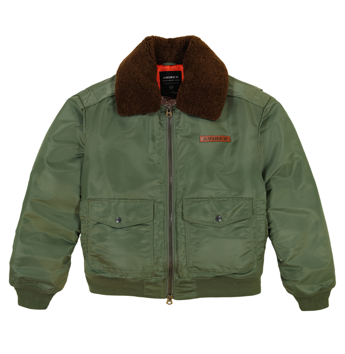 avirex SKY CHARMER B-15 NYLON BOMBER JACKET L