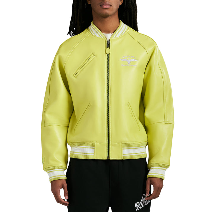 Avirex STADIUM JACKET LIMEADE