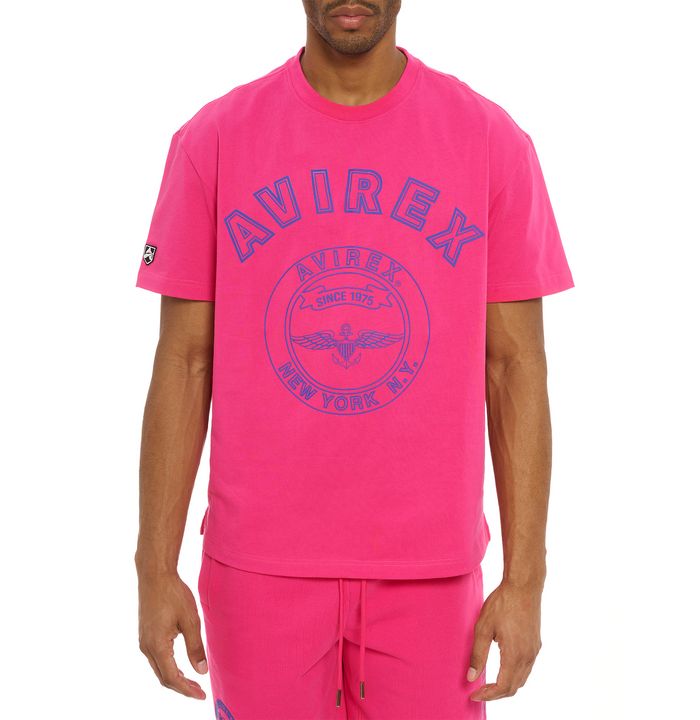 Avirex STADIUM TEE FUCHSIA