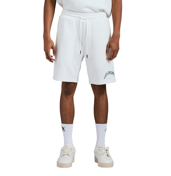 Avirex TENNIS WAFFLE SHORT SNOW WHITE
