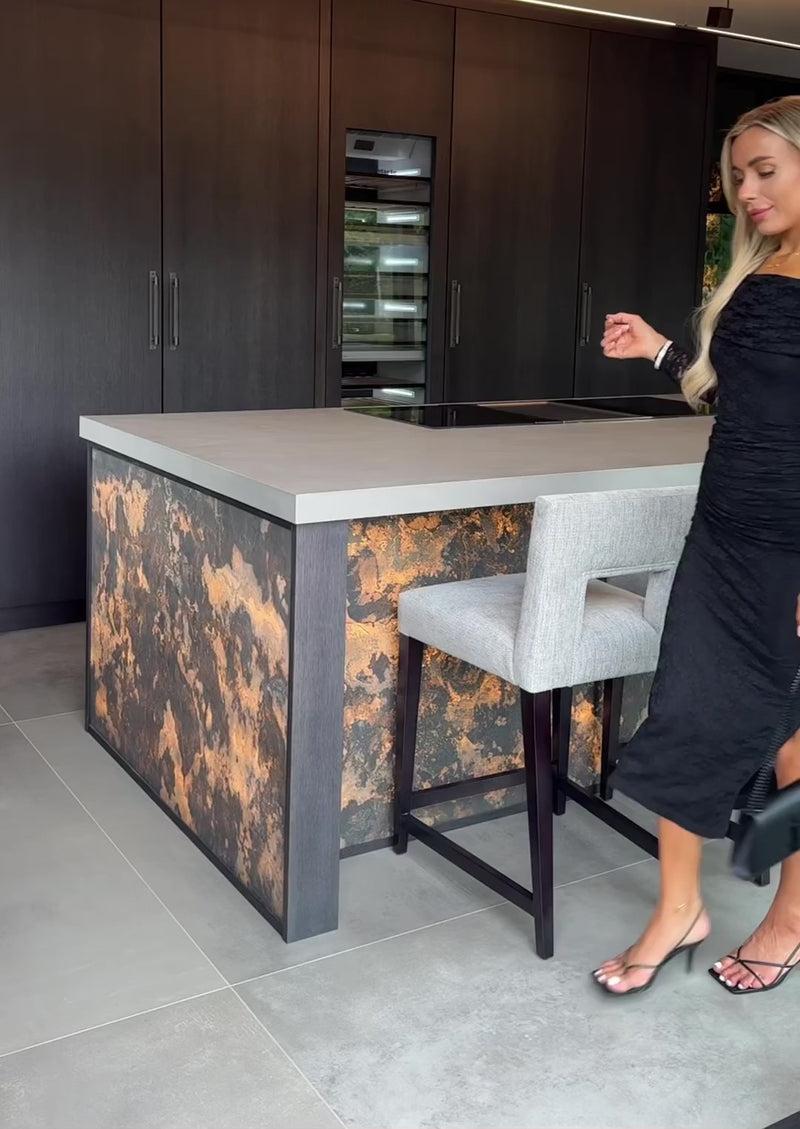 Ax Paris Black Lace Bardot Long Sleeve Ruched Bodycon Midi Dress