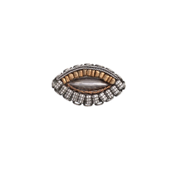 ayala bar Silver Ring Contemplation Set Elena