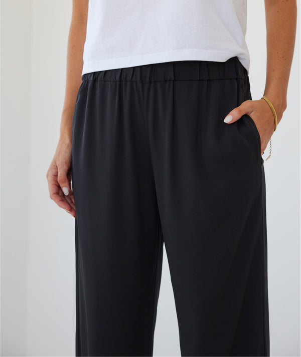 Ayr Heavyweight Stretch Silk Pants - The Voila