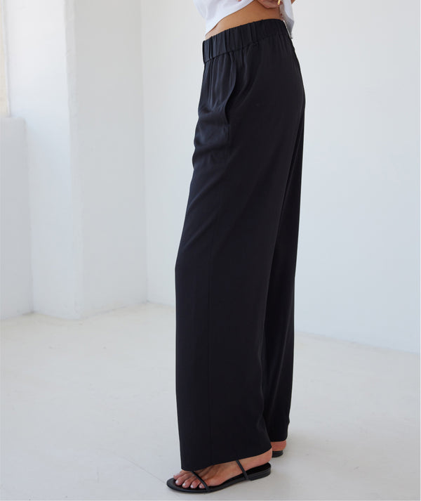 Ayr Heavyweight Stretch Silk Pants - The Voila