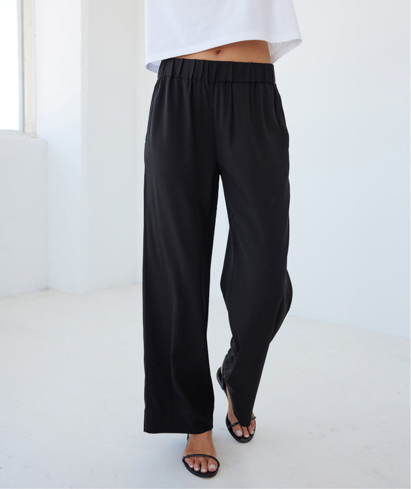 ayr Heavyweight Stretch Silk Pants - The Voila