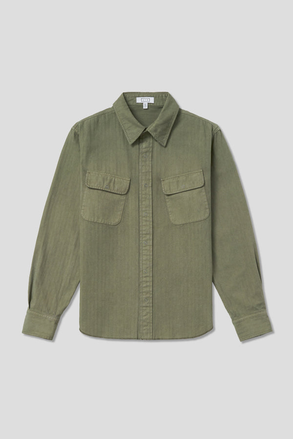 Ayr Long Sleeve Woven Shirt - The Alpha