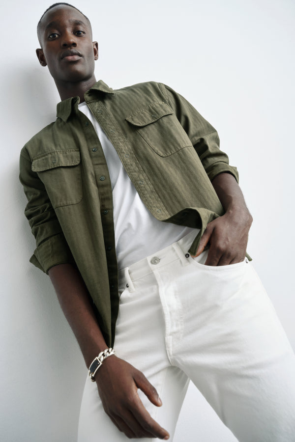 Ayr Long Sleeve Woven Shirt - The Alpha