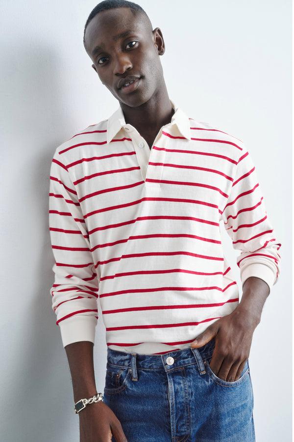 ayr Long Sleeved Knit Rugby Shirt - The Go Team