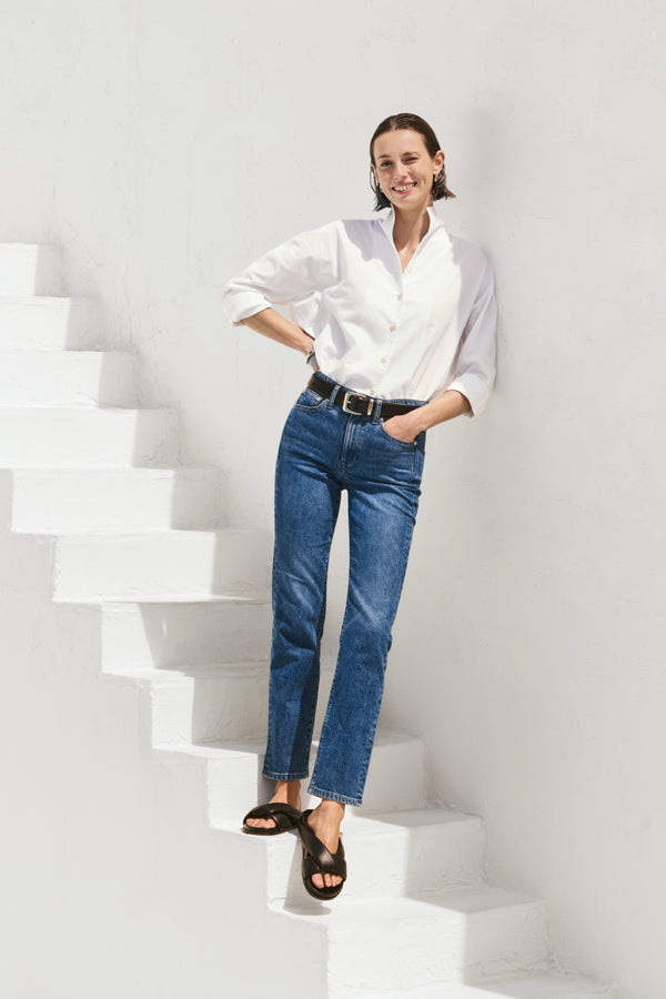 Ayr Premium Women's Oxford Cotton Shirt - The Tate